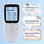 Digital TENS EMS Muscle Stimulator for Pain Relief and Recovery