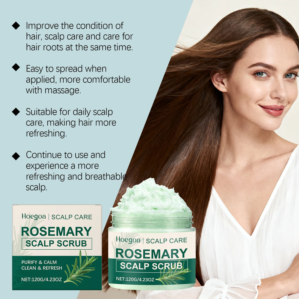 Rosemary Scalp Scrub Exfoliating Hair Treatment 120g