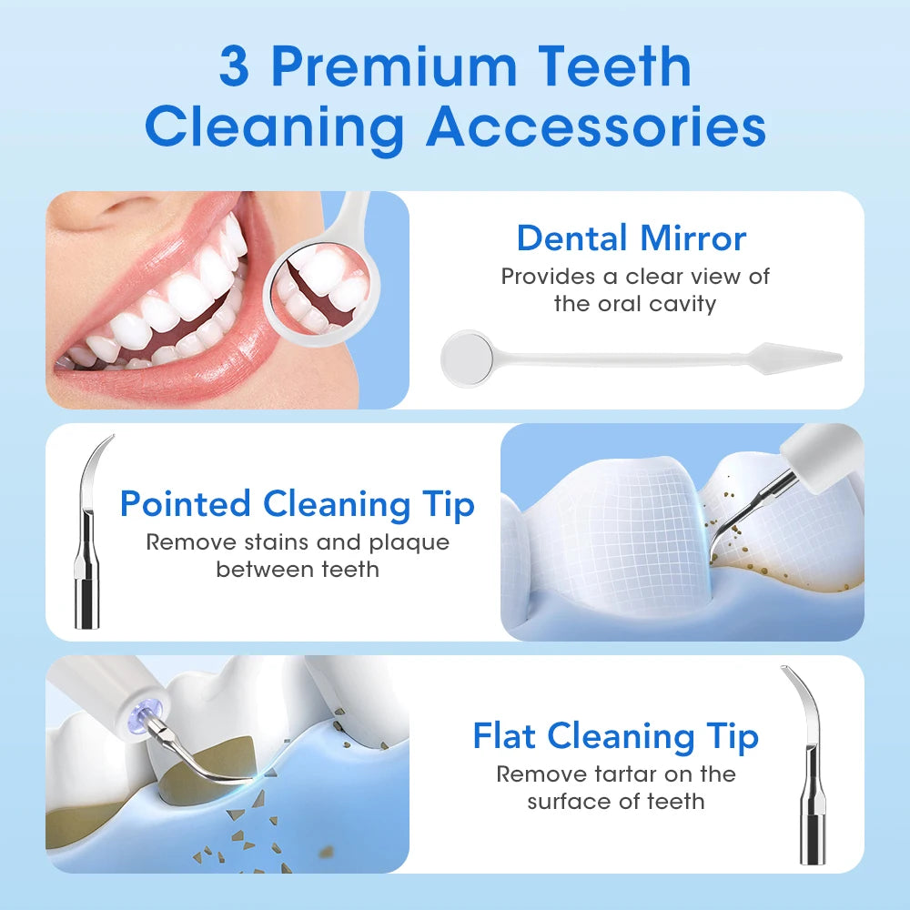 Ultrasonic Dental Scaler for Teeth Tartar and Plaque Removal