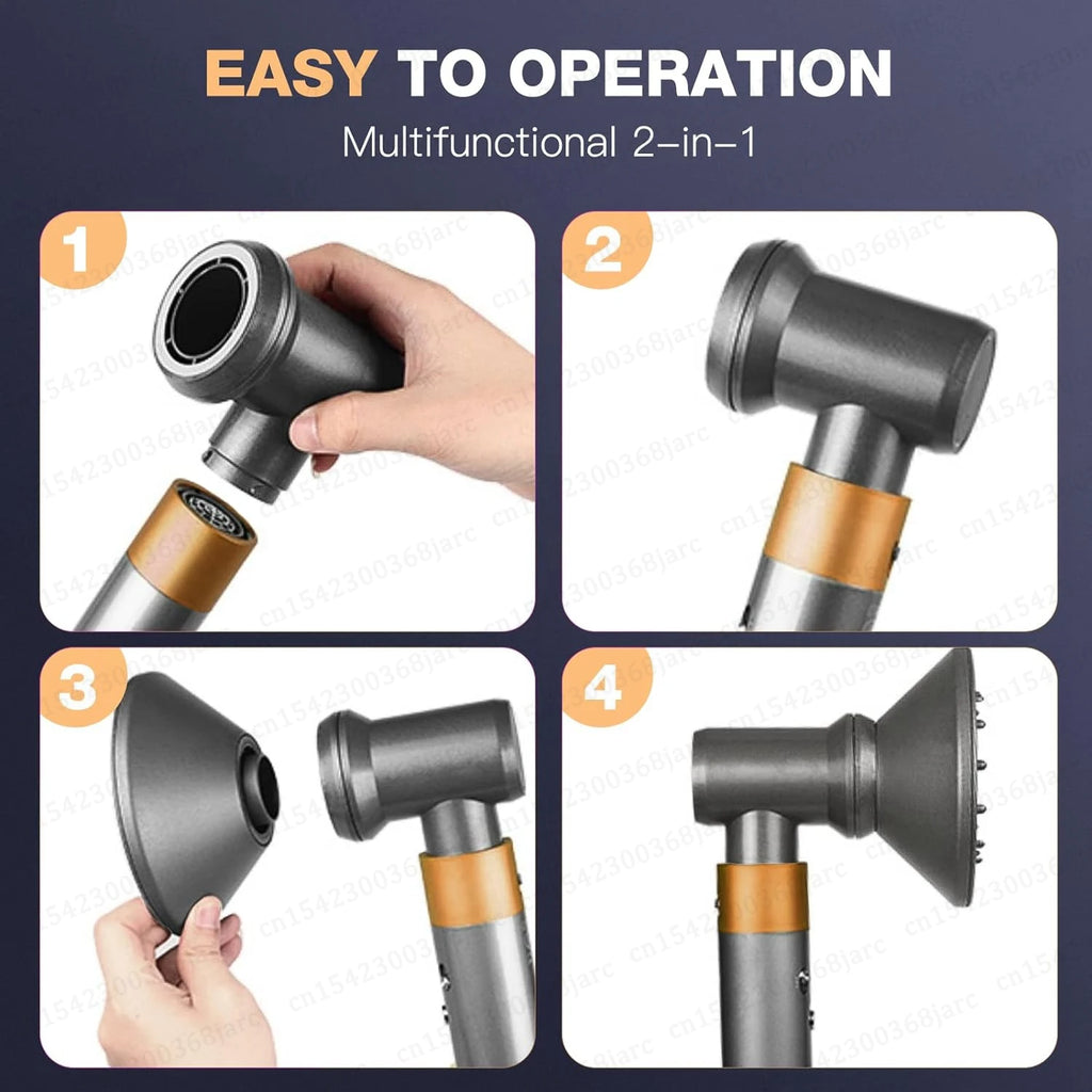 Hair Dryer Diffuser Nozzle Attachment for Dyson Airwrap HS01 HS05