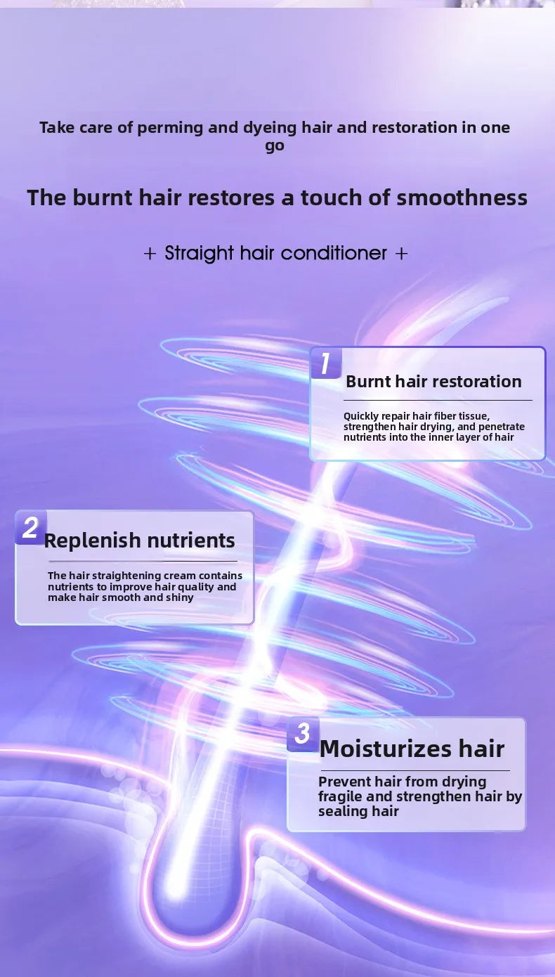 260ml RUY Hair Straightening Cream with Integrated Comb Applicator