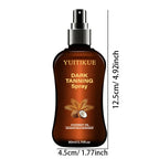 YUITIKUE Hydrating Coconut Dark Tanning Mist Self Tanning Spray 80ml