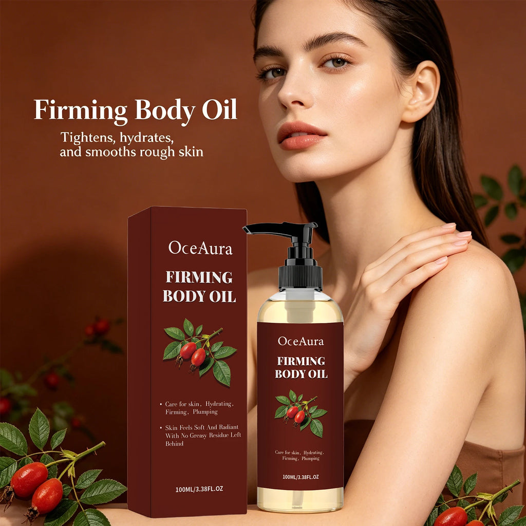 Hydrating Firming Body Oil for Skin Tightening and Elasticity