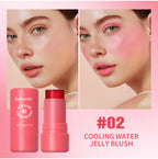 Cooling Water Jelly Blush Stick for Cheeks and Lips