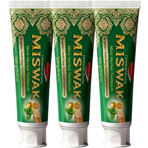 Hydroxyapatite Miswak Toothpaste Enamel Repair and Mint Fresh Breath