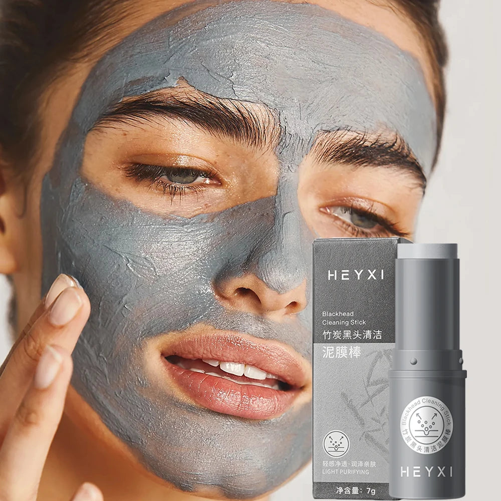 HEYXI Bamboo Charcoal Blackhead Cleansing Mask Stick Pore Refining
