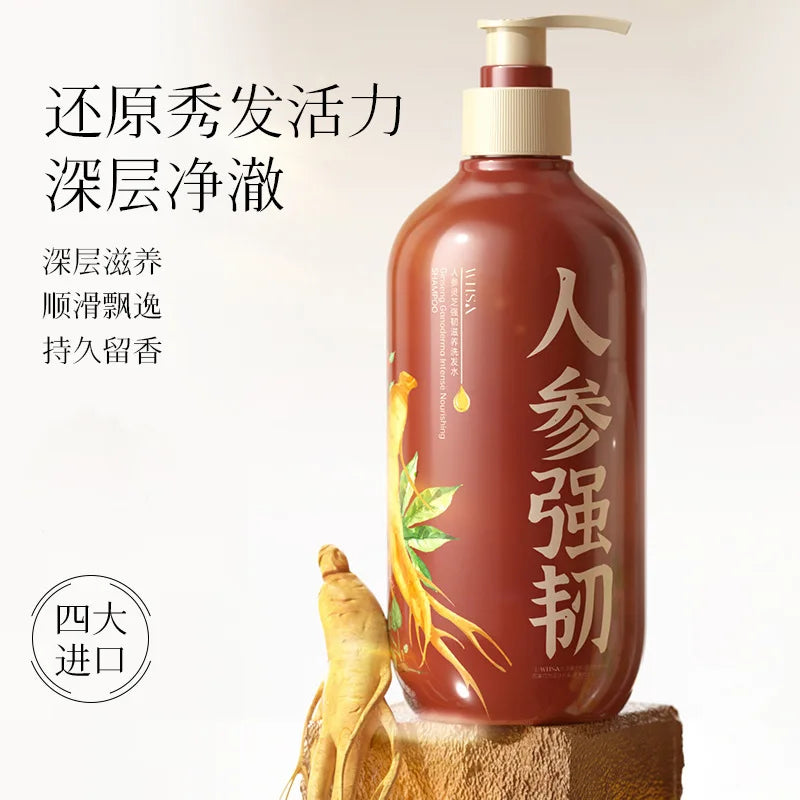 Whsa Ginseng Ginger Shampoo Anti Hair Loss Deep Cleansing Treatment 500ml - 5