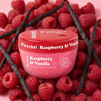 Raspberry Vanilla Sugar Body Scrub for Exfoliation