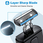 Portable Retractable Manual Shaver for Travel