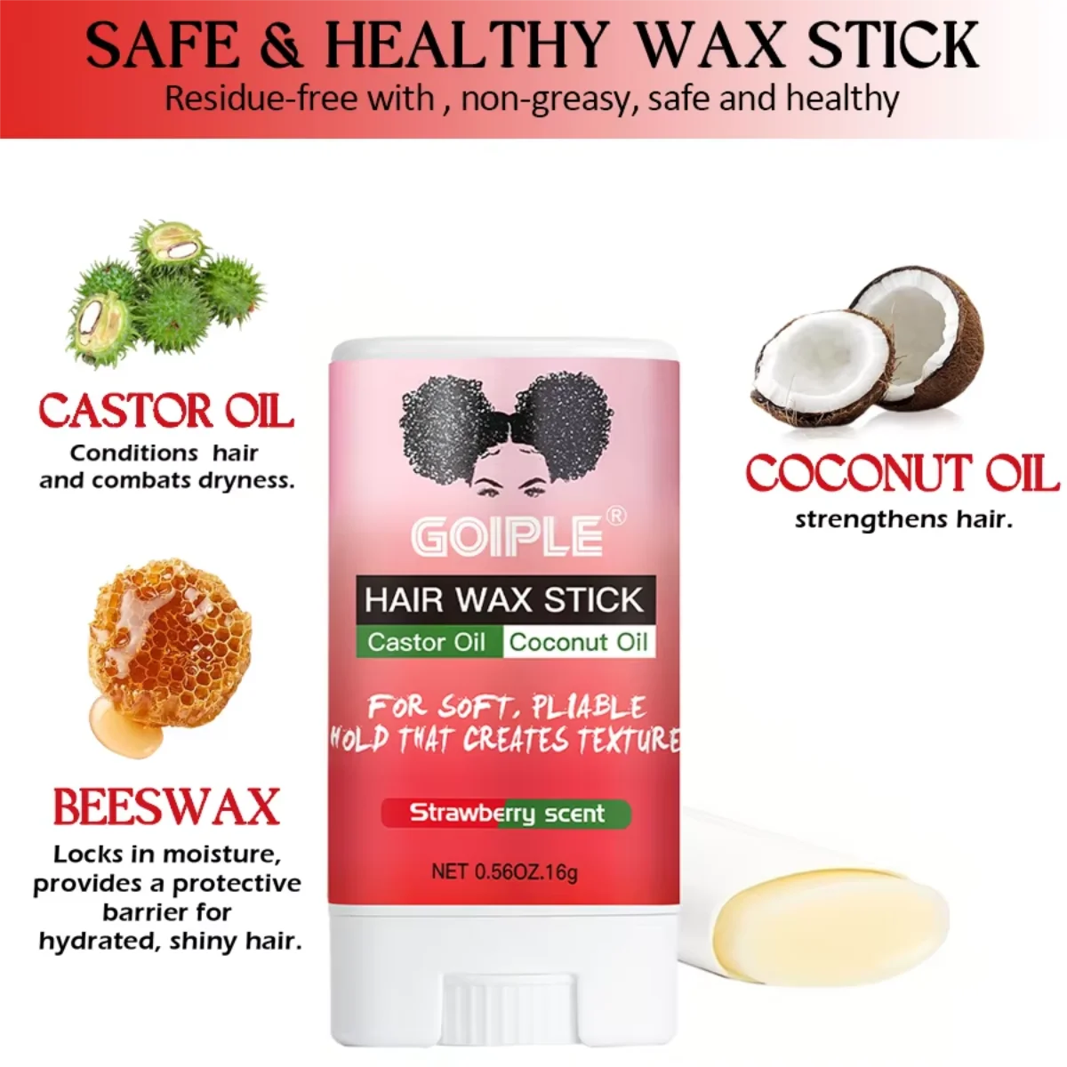 Goiple Lace Wig Installation Kit Adhesive Remover and Styling Tools - 20