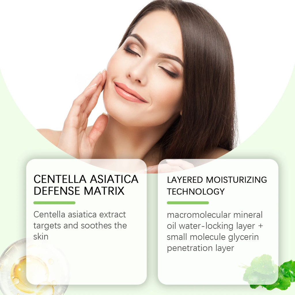Centella Asiatica Soothing Cream for Sensitive Skin Redness Relief