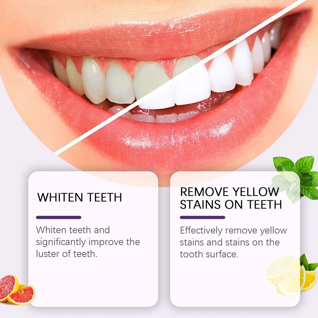 Intense Whitening Toothpaste for Stain Removal and Sensitive Teeth