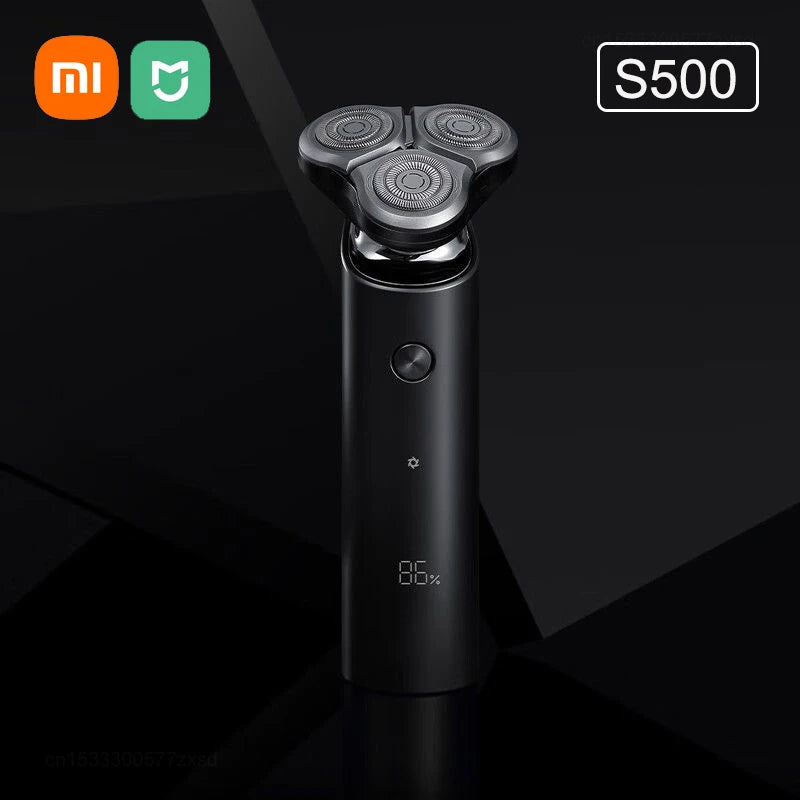 Mijia S500 Electric Shaver Rotary Beard Trimmer Wet Dry Razor - 3