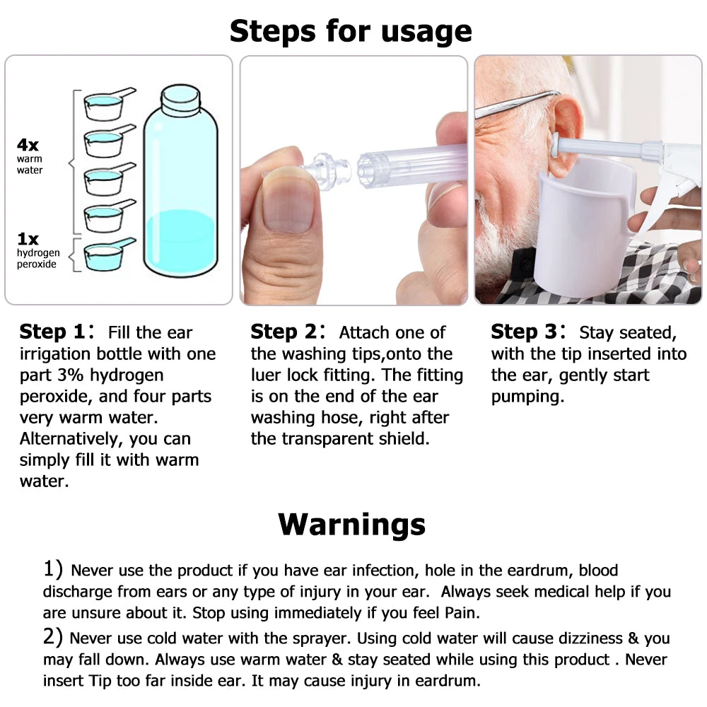 Electric Ear Wax Removal Irrigation System for Adults and Kids - 25