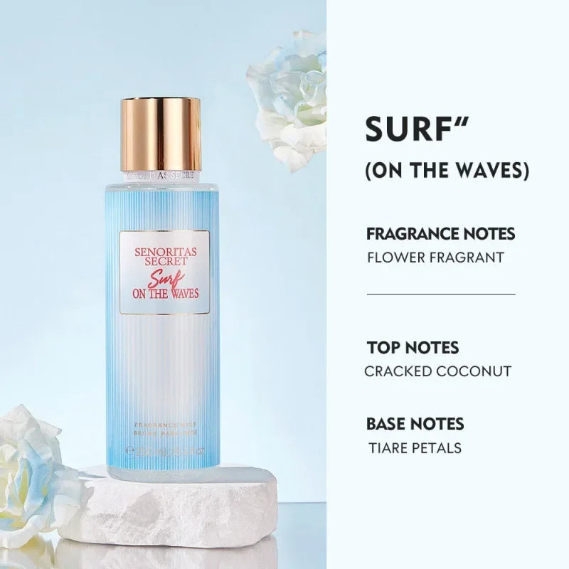 Floral Fruit Fragrance Mist Women Body Spray Vanilla Scent 250ml - 37