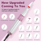 Portable Rechargeable Electric Nail Drill for Manicure and Pedicure
