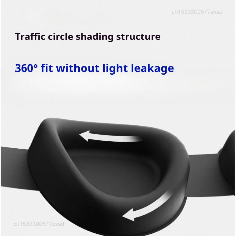 Dreamlight 3D Sleep Mask Contoured Blackout Eye Mask for Travel - 2