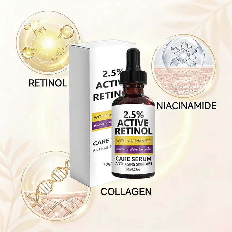 Water Ice Levin 2.5% Retinol Serum Anti Aging Facial Skin Care - 5