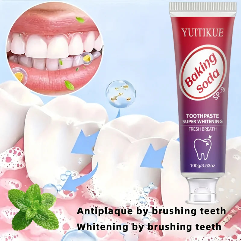 Yuitikue Baking Soda Toothpaste SP-9 Whitening and Fresh Breath 100g - 4