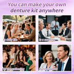 Adjustable Cosmetic Silicone Dentures for Smile Enhancement