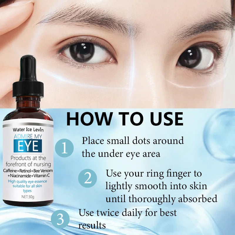 Caffeine and Retinol Eye Serum for Dark Circles and Puffiness