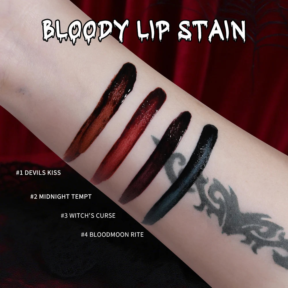 Bloody Matte Lip Stain for Halloween and Costume Makeup