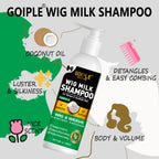 Goiple Coconut Oil Wig Milk Shampoo Hair Care and Repair Cleanser