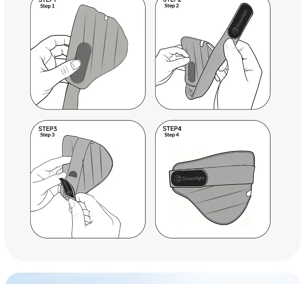 Dreamlight 4S Pro Memory Foam Sleeping Eye Mask Light Blocking Sleep Aid - 30