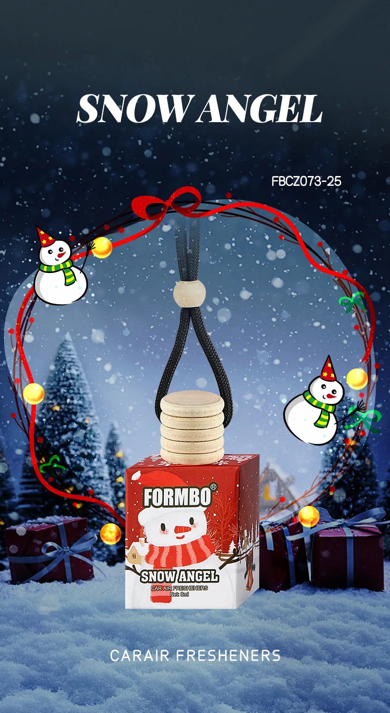 4pc Christmas Car Air Freshener Set Hanging Perfume Diffuser - 17