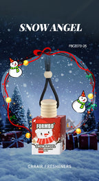 4pc Christmas Car Air Freshener Set Hanging Perfume Diffuser