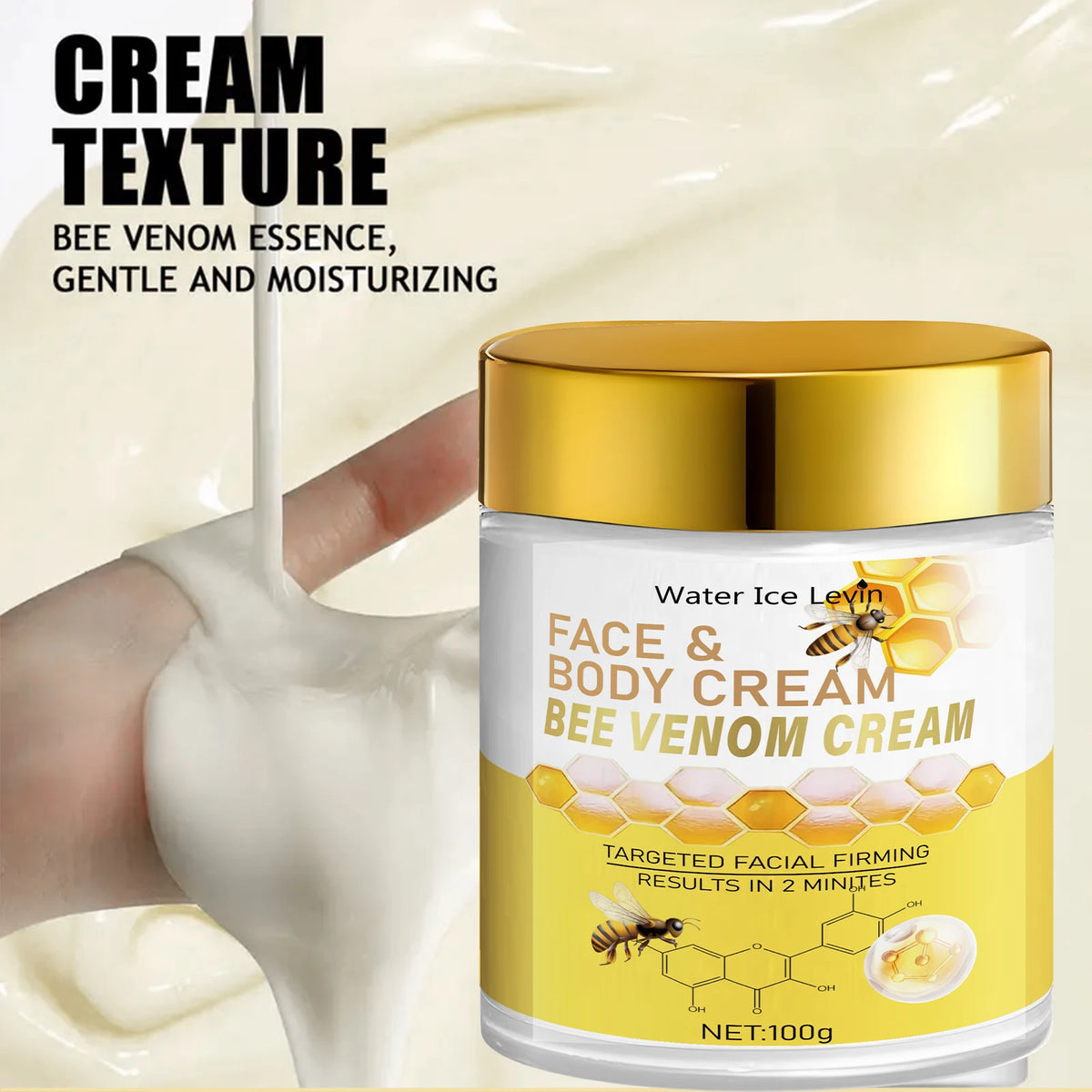 Bee Venom Firming Cream Anti Aging Face and Body Moisturizer