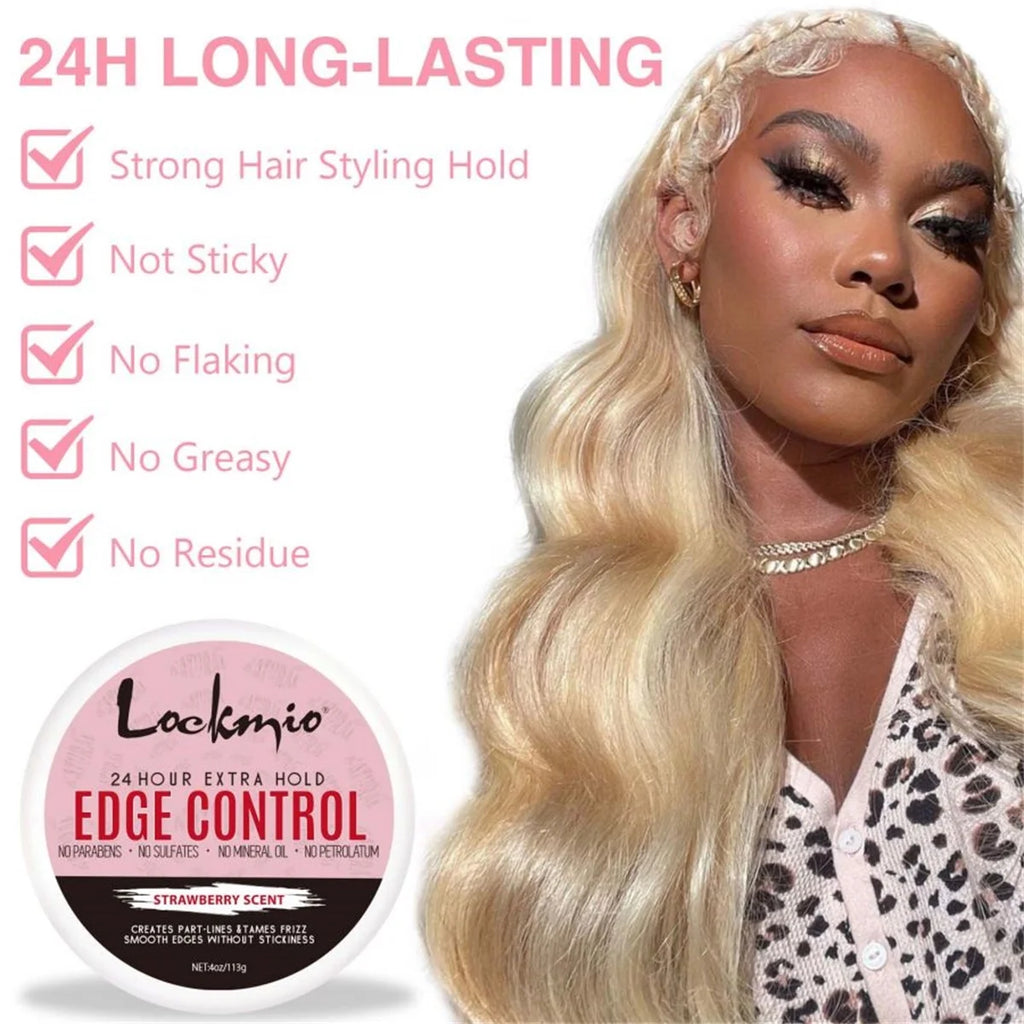 4oz Edge Control Hair Styling Wax for Natural Hair and Wigs
