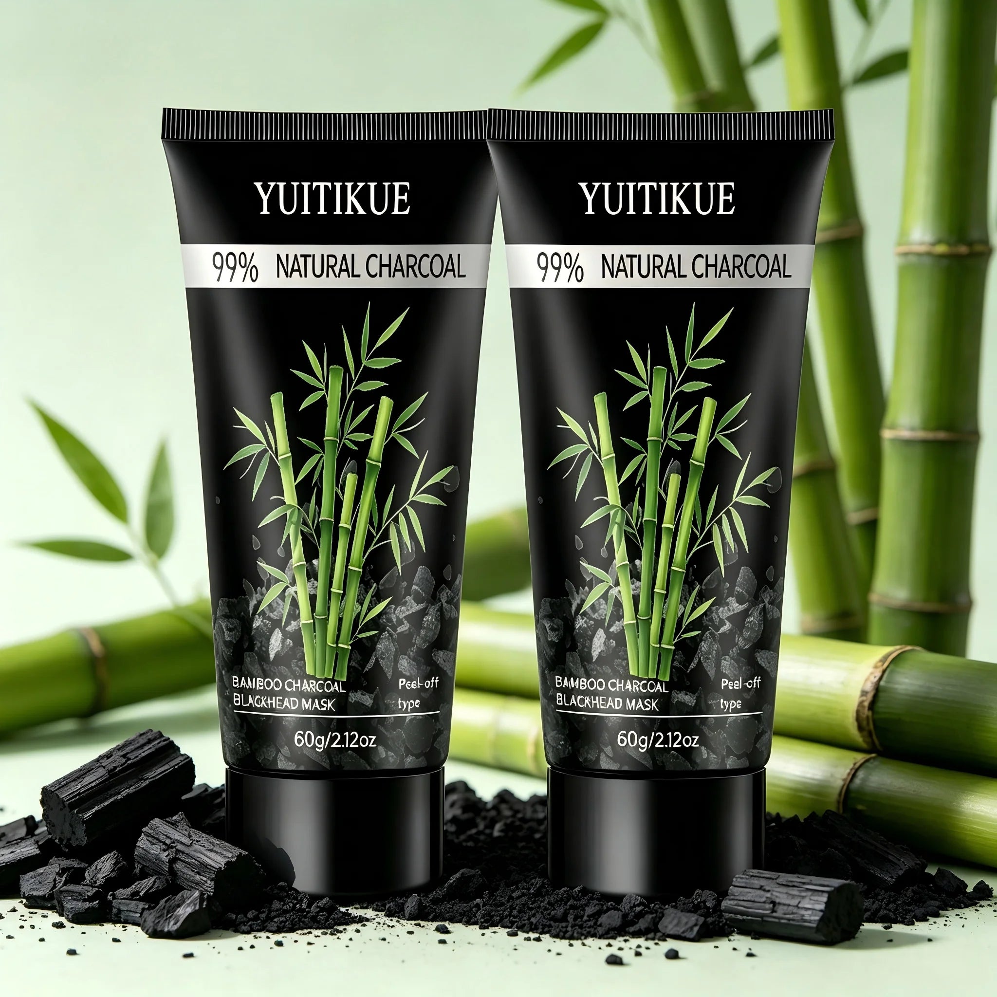 YUITIKUE Bamboo Charcoal Blackhead Mask Deep Cleansing Peel Off Mask - 19