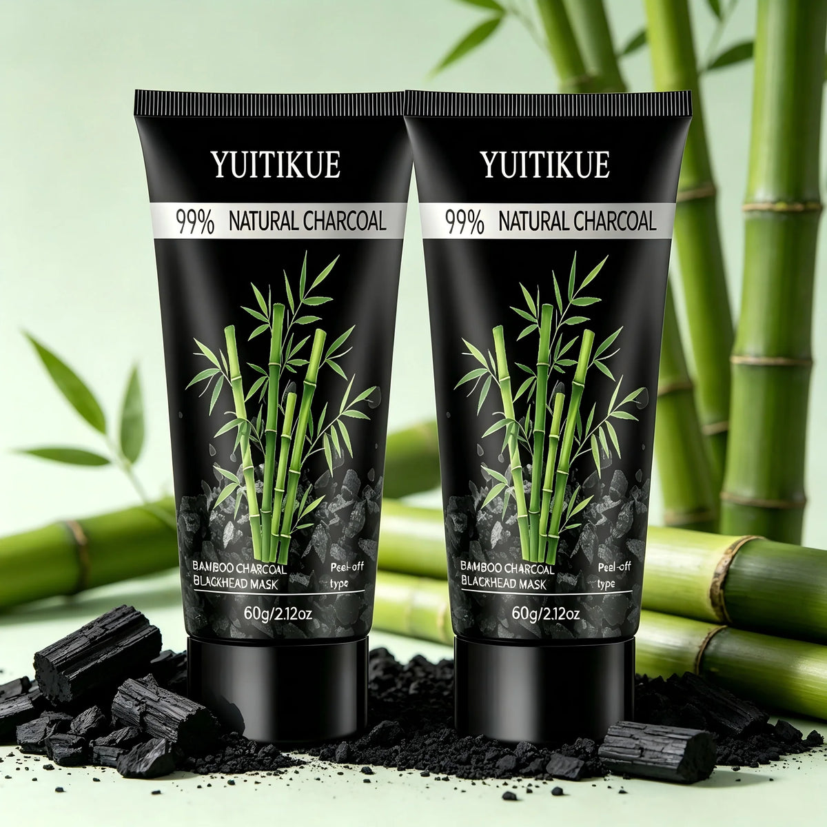 YUITIKUE Bamboo Charcoal Blackhead Mask Deep Cleansing Peel Off Mask