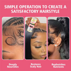 Goiple Hair Wax Stick and Styling Brush Set for Wigs and Flyaways