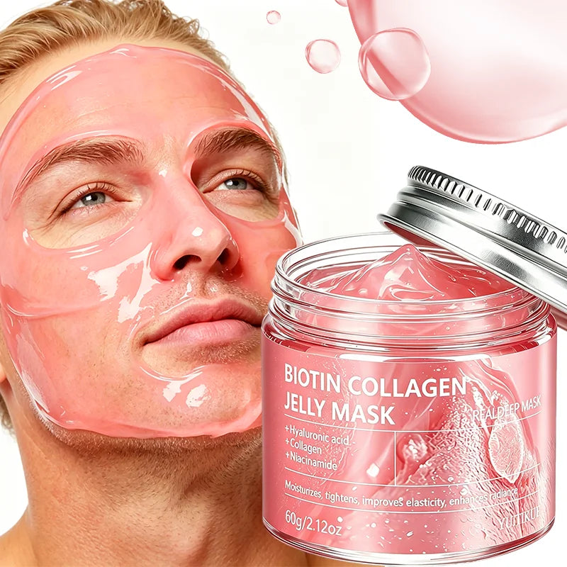 Biotin Collagen Jelly Mask Hydrating and Firming Facial Skin Care