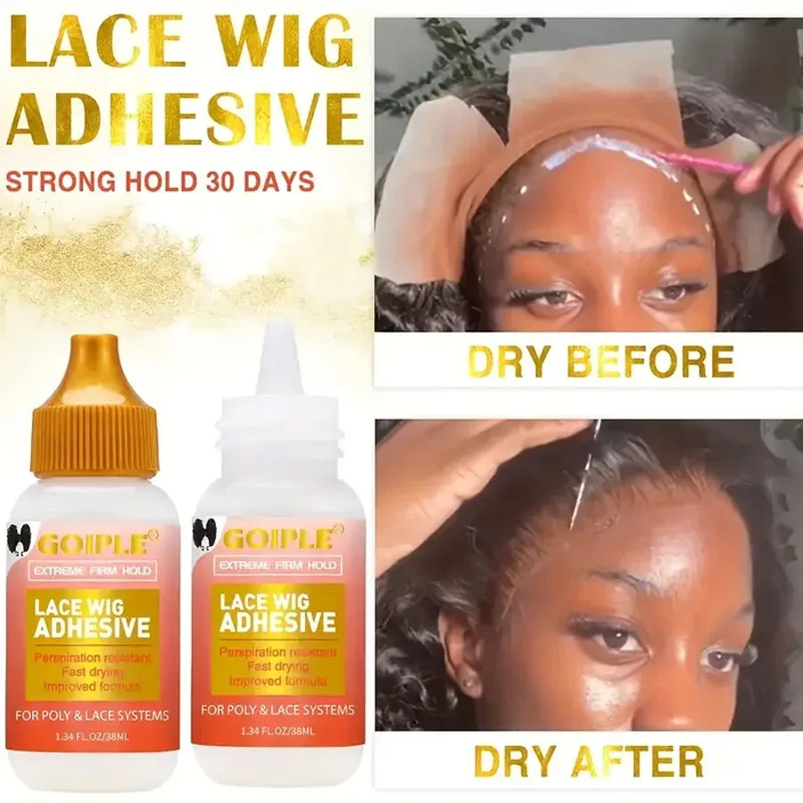 Wig Installation Kit Lace Glue Wax Stick and Edge Control Styling Set