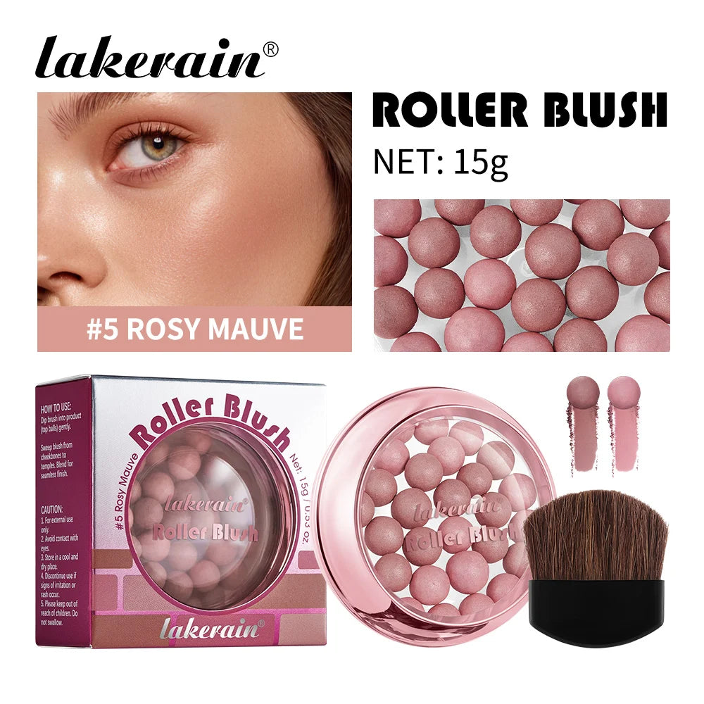 Shimmering Spherical Blush Powder Beads - 22