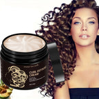 Coconut Oil Curl Defining Cream 50g Leave In Hair Moisturizer Frizz Control
