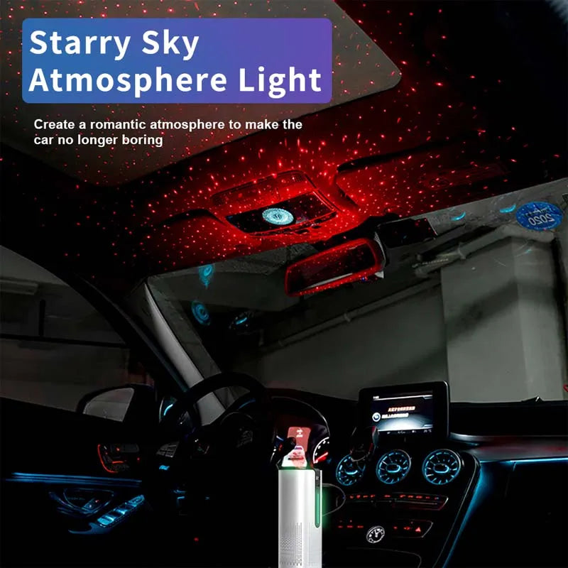 Portable Car Air Purifier Ionizer and HEPA Smoke Filter - 2