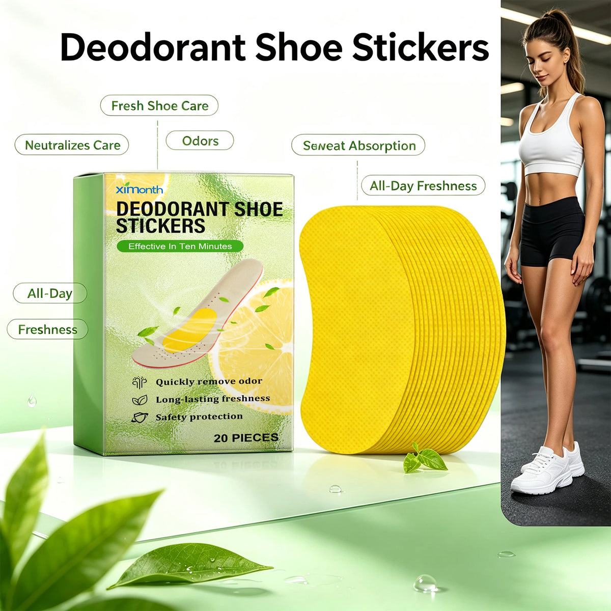 Deodorizing Shoe Patches for Odor Removal and Freshness