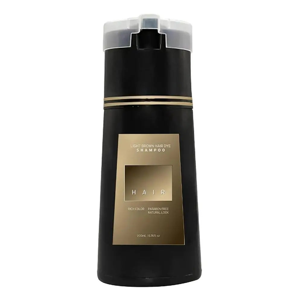 200ML Instant Hair Color Shampoo for Gray Hair Coverage - 9