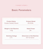 Electric Waterproof Shaver for Women Bikini and Body Hair Removal