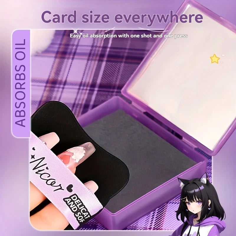 Nicor Oil Absorbing Sheets Portable Facial Blotting Paper for Matte Skin