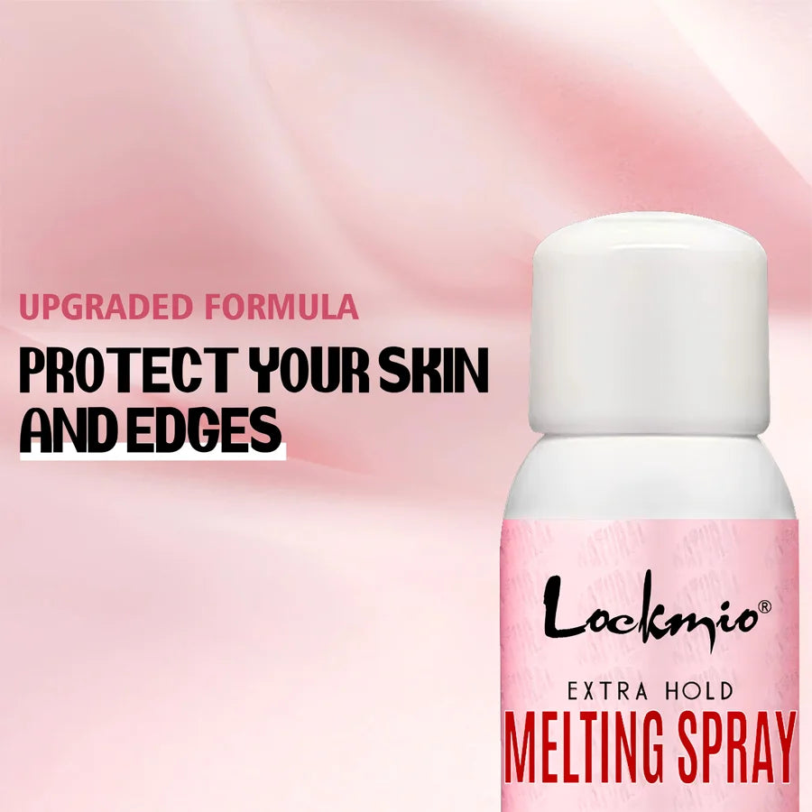 Lockmio Lace Melting Spray and Edge Control Wig Styling Kit