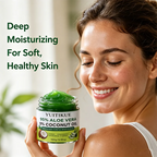 YUITIKUE Aloe Vera and Coconut Oil Moisturizing Body Gel Cream