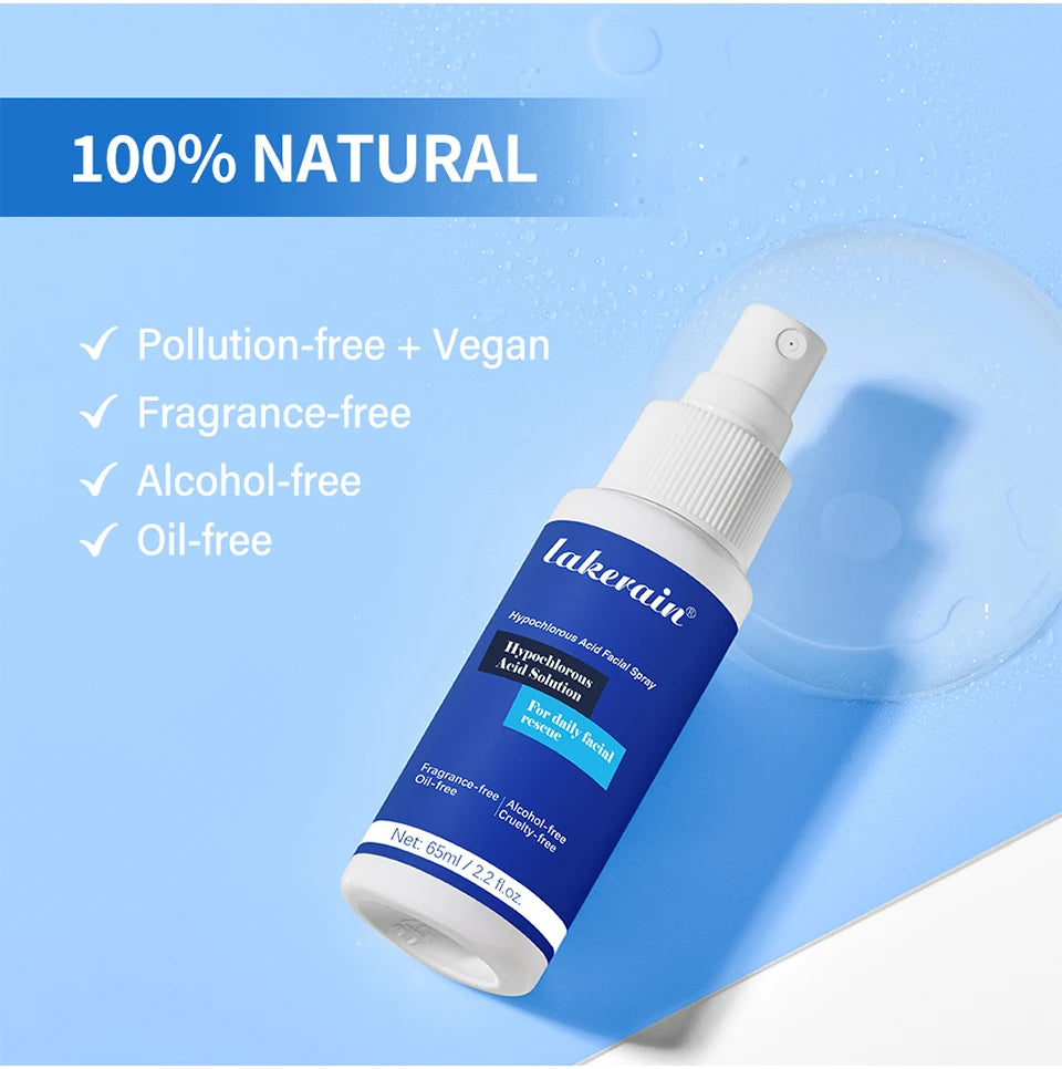 Hypochlorous Acid Facial Spray for Acne and Skin Soothing