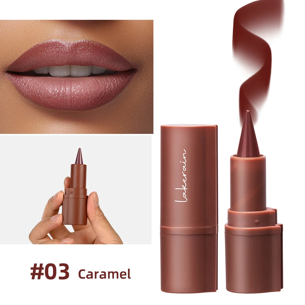 2-in-1 Waterproof Matte Lipstick and Lip Liner - 35