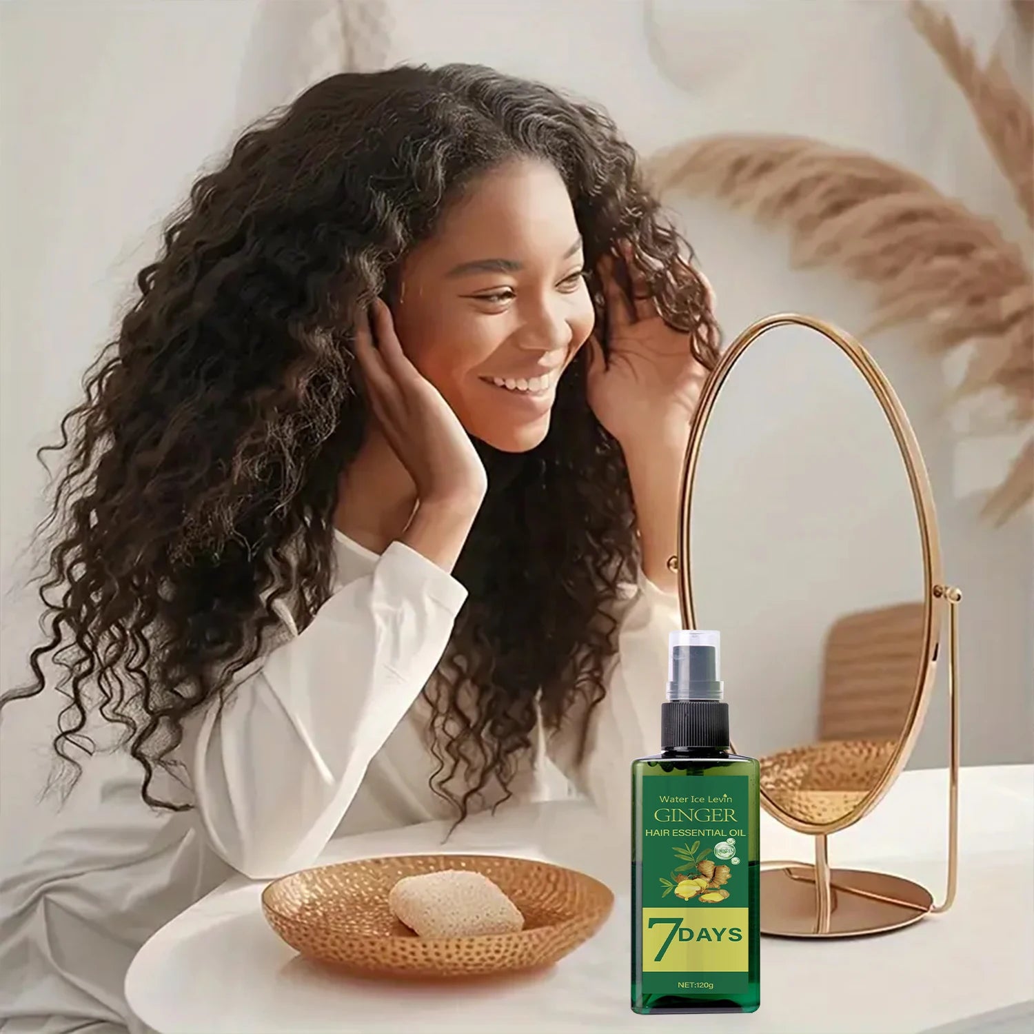 Ginger Hair Growth Oil with Biotin Scalp Treatment and Nourishing Serum - 8