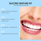 Comfortable Silicone Denture Set for Natural Smile
